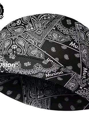 Подшлемник-бандана musion paisley - потоотводящая шапочка под шлем (оригинальный дизайн)