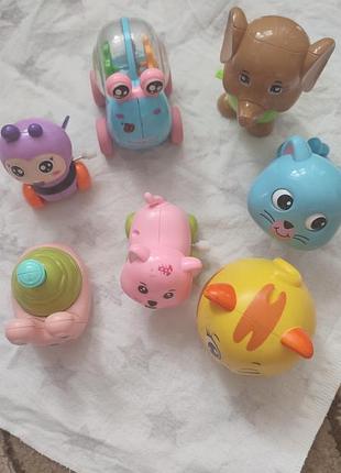 Заводные игрушки для малыша 🐌🐱 7