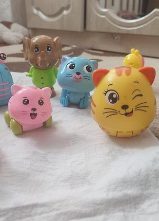 Заводные игрушки для малыша 🐌🐱