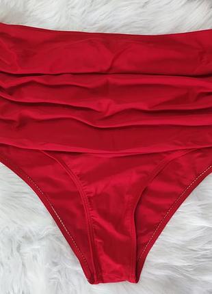 Изысканные плавки низ от купальника высокая посадка asos