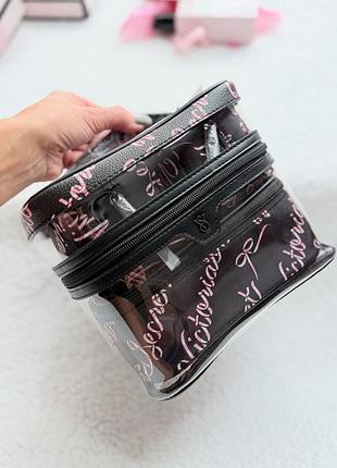 Набір косметичок victoria's secret 4 в 1 косметичка victoria's secret сумка victoria's secret