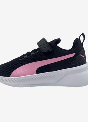 Кросівки дитячі. puma flyer runner black pink kd. нові.
