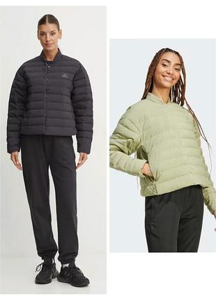 Жіноча весняна демісезонна куртка пух adidas s/m