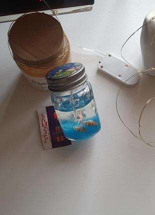 Свеча в бутылке sea
