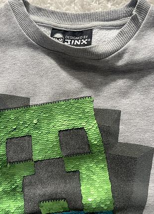 Дитячий світшот кріпер minecraft 4