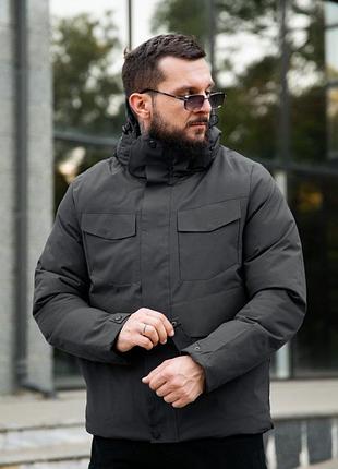 Чоловіча куртка okmel grey пп7941(29 - 03)
