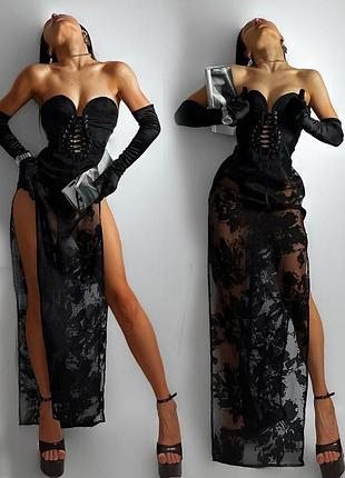 Розпродаж сукня prettylittlething корсетна зі шнурівкою