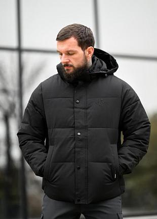 Зимова чоловіча куртка ck black вт6907(11 - 02)