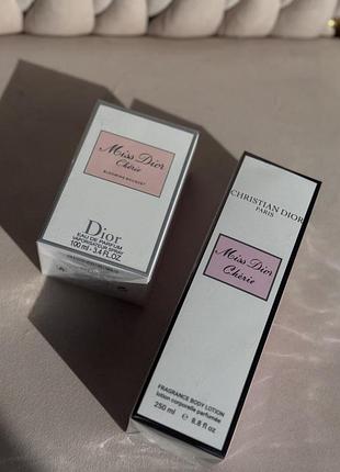 Miss dior💥парфумований набір 2в1 франція🎁 парфуми 100 мл+лосьйон для тіла міс діор