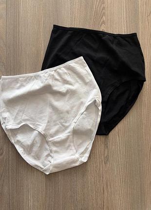 Високі бавовняні трусики набір 2 шт primark