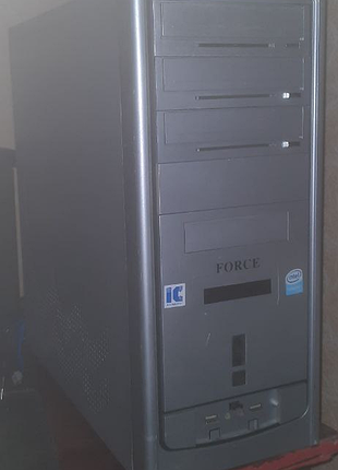 Корпус force серебристый midi-tower тест ок