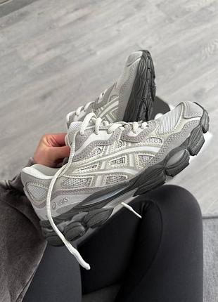 Кроссовки asics gel-nyc grey black