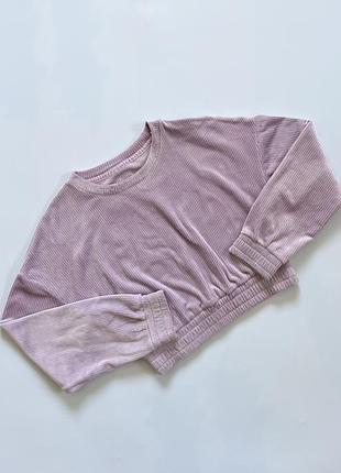 Фіолетова кофтинка primark xs з рифленої тканини