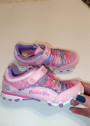 Кроссовки розовые девочка skechers barbie 27.5р 18см