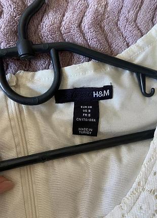 Біла сукня h&m 4