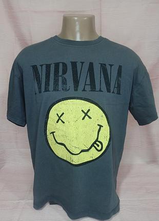 Мужская футболка nirvana