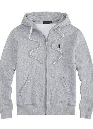 Зіп худи поло ральф, polo raplh lauren, чоловічий худі, zip hoodie