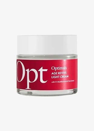 Легкий антивіковий крем для обличчя opt optimals age revive
