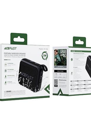 Колонка acefast k4 portable wireless speaker ipx7 tws черная
