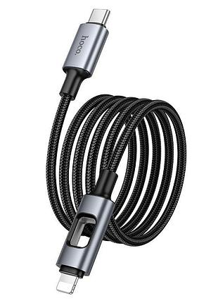 Кабель hoco u144 type-c - lightning pd data cable 27w 1.2m черный 5