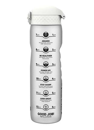 Пляшка для води ion8 1000 мл. (еко пляшка) bpa free, times to drink, bpa free, ice