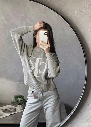 Новий жіночий светик calvin klein jeans сірий оригінальний келвін кляйн біг лого розмір s оверсайз светр жіночий светр світшот кофта