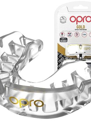 Капа opro gold детская (возраст до 10р.) clear (art.102505007)
