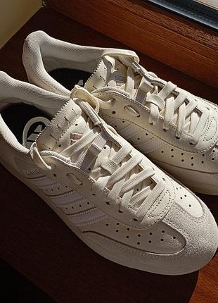 Кросівки  adidas velosamba leather white ig5540 оригінал р.38 нові натуральна шкіра велосипедні