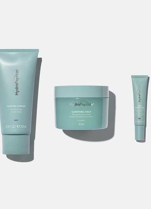 Набір hydropeptide (purifying cleanser 200 ml, clarifying toner 60 спонжів ,spot correction 15 мл)