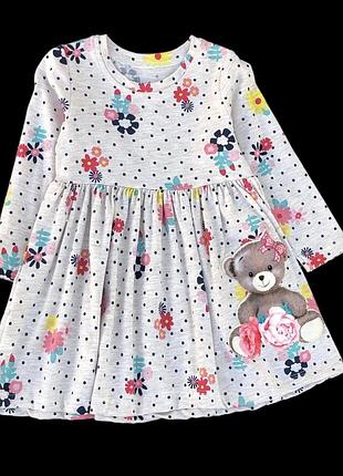 Сукня "мішутка", бавовна тм "baby pink" (86 см)