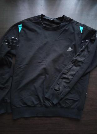 Спортивная кофта adidas + яркий свитер в подарок размер м-ка