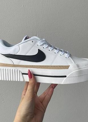 Кеди nike court legacy lift white 👟 кросівки жіночі | тренд 2026 | легкі та стильні