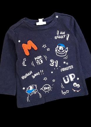 Реглан "hey", бавовна тм "ovs" 9-12 міс, 74 см