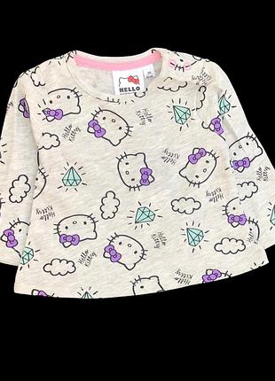 Реглан "hello kitty", бавовна тм "tvm" 6 міс, 68 см