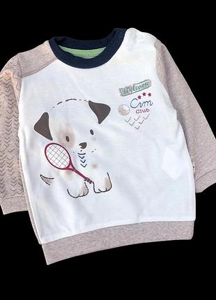 Реглан "dog", бавовна тм “caramell” 9-12 міс, 74 см