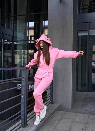 Комбинезон розовый 9