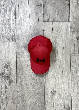 Under armour кепка бейсболка l размер спортивная красная с лого