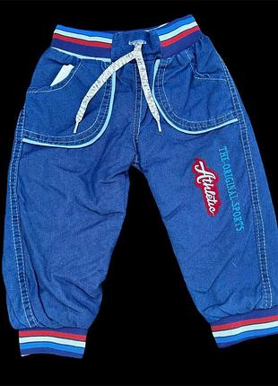 Джинси "athletic", джинс на махрі тм "tay kids" 86 см