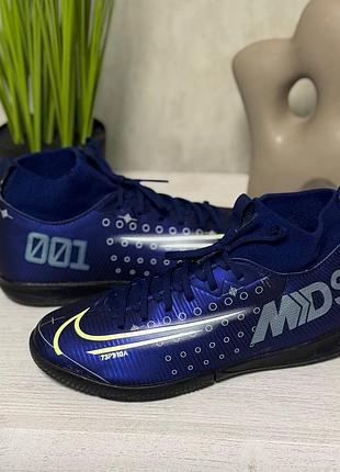 Мужские детские футбольные бутсы nike mercurial superfly 7 academy mds ic — футбол, спорт