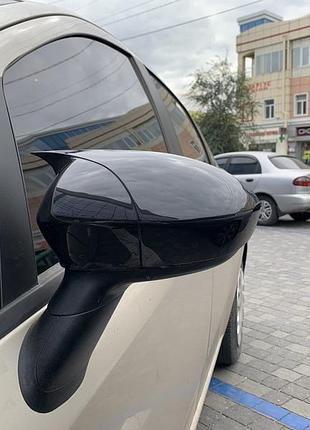 Накладки на дзеркала bmw-style (2 шт) для fiat linea 2006-2018 рр