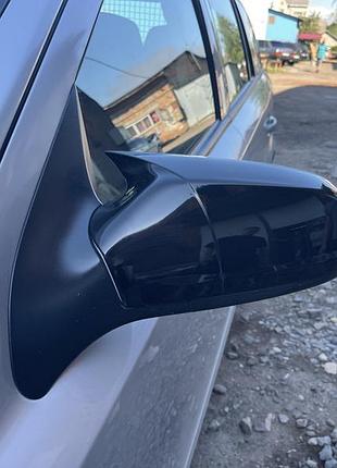 Накладки на зеркала bmw-style 2004-2010 (2 шт) для opel astra h