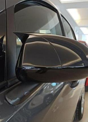 Накладки на зеркала bmw-style (2 шт) для opel corsa e 2015-2019 гг