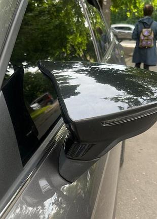 Накладки на зеркала bmw-style (2 шт) для seat leon 2013-2020 гг