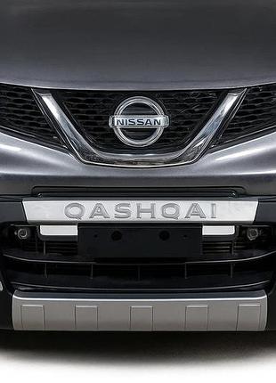 Передняя накладка libao 2014-2016 (пластик) для nissan qashqai
