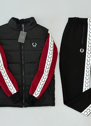 Спортивный костюм fp zip бордо+кепка fp+носочки в подарок