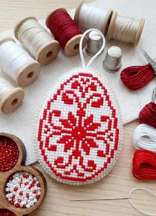 Писанка текстильна, великодній декор, сувенір