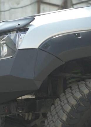 Накладка на край расширителя арки dakar для volkswagen amarok 2010-2022 гг
