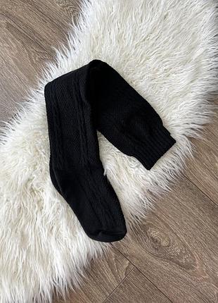Вʼязані гетри, високі теплі шкарпетки, високі гетри