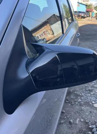 Накладки на зеркала bmw-style 2010-2013 (2 шт) для opel astra h