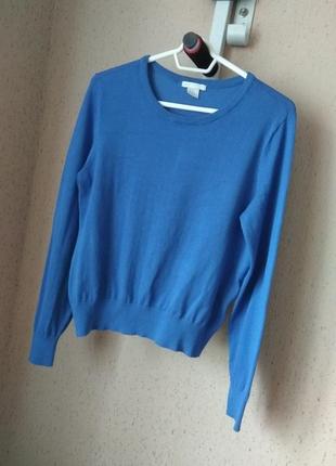 Базовий синій светр